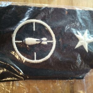 US NAVY SPECIALIST DISTINGUISHING MARK - WW2 HORIZONTAL BOMBER EXPERT PATCH POOR CONDITION