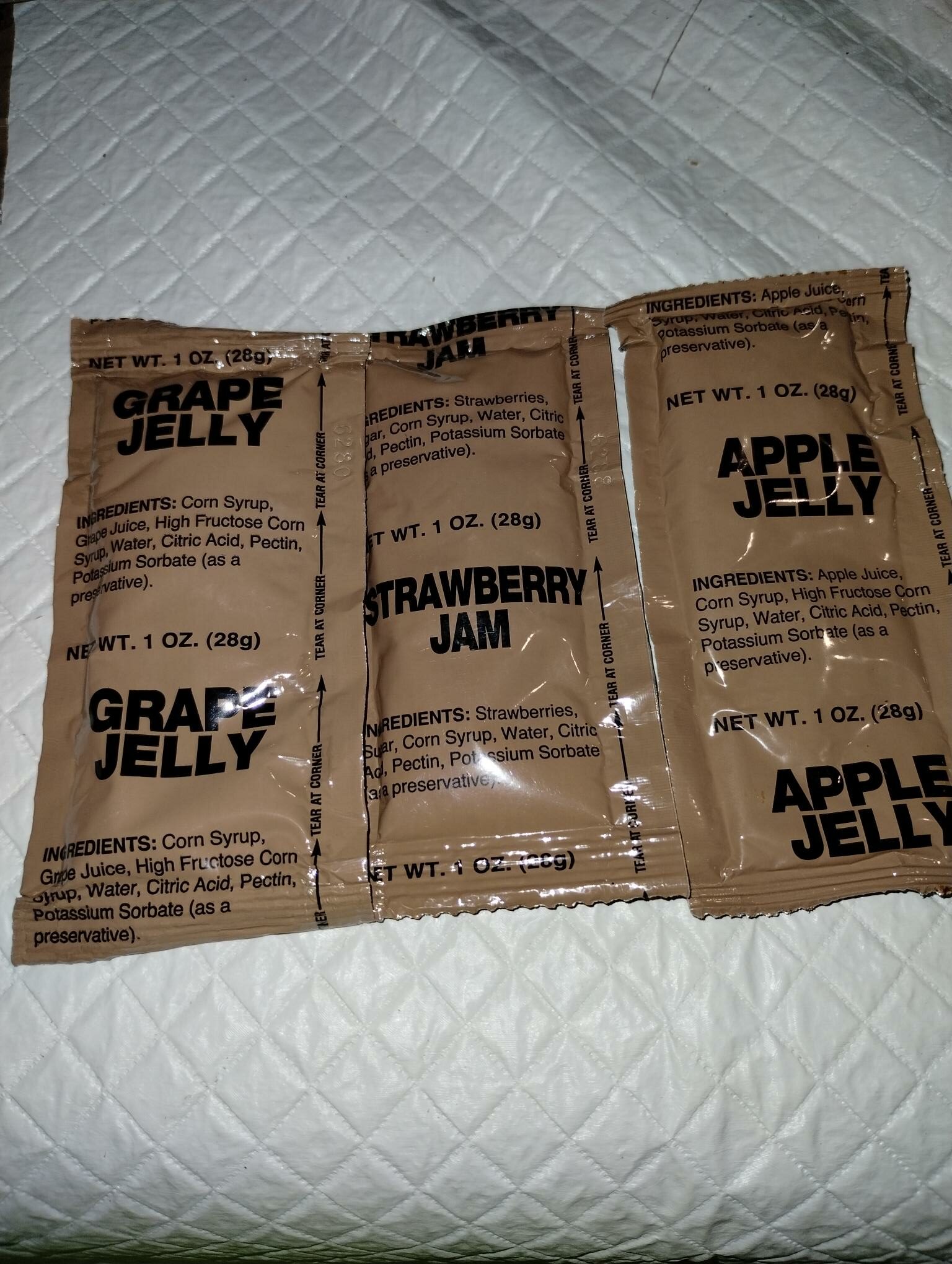 Case of 100 assorted Jelly and Jam Packets - Image 4