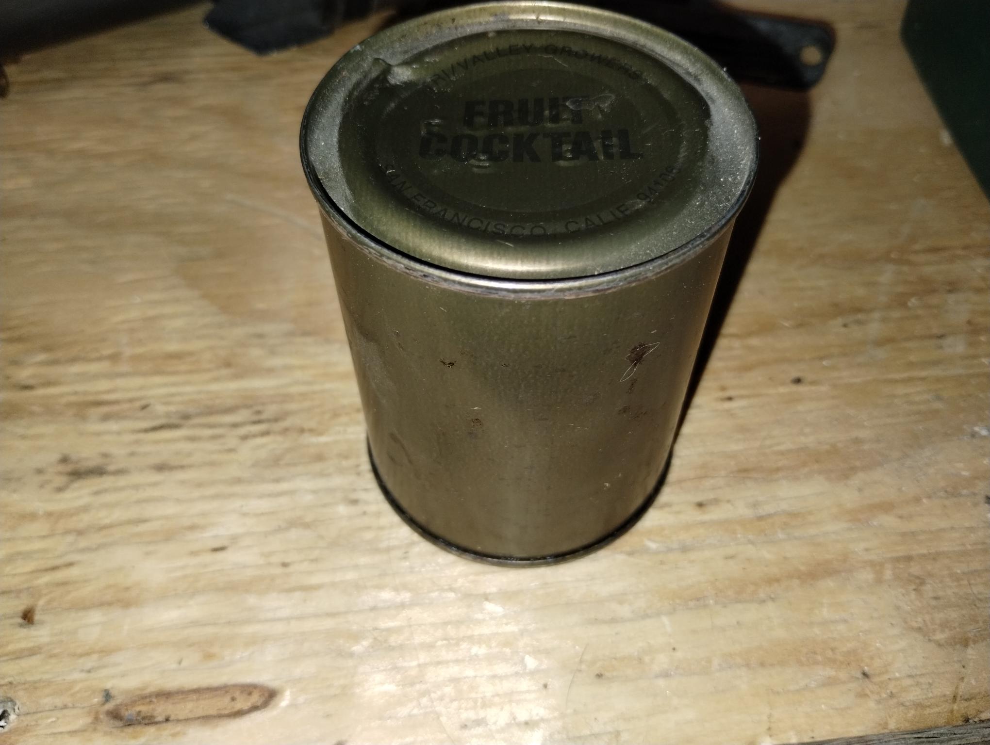 MEAL, COMBAT INDIVIDUAL C-RATIONS, SIDE DISH FRUIT COCKTAIL - Image 3