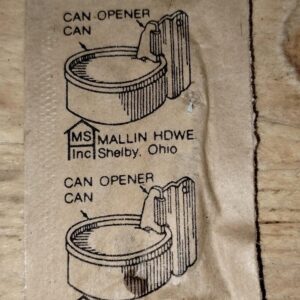 Vietman Era - P38 MEAL, COMBAT INDIVIDUAL C-RATIONS, P-38 CAN OPENER