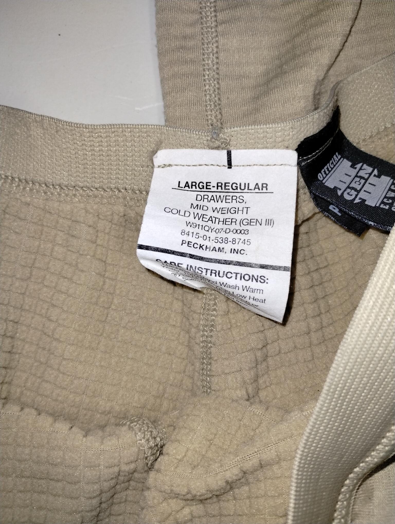 Drawers Cold Weather waffle style - Image 3