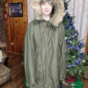 Original M1948 US Fishtail Parka with real fur hood VERY Rare!!