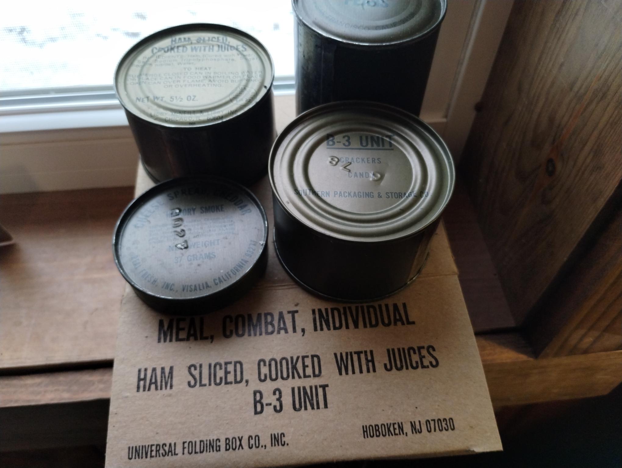 MEAL COMBAT INDIVIDUAL B-3 HAM SLICED, COOKED WITH JUICES meal complete - Image 5