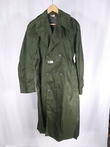MEN'S US ARMY OVERCOAT (TRENCH COAT), BLACK, W/LINER VARIOUS SIZES - Image 3