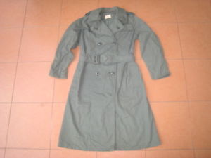 MEN'S US ARMY OVERCOAT (TRENCH COAT), BLACK, W/LINER VARIOUS SIZES - Image 5